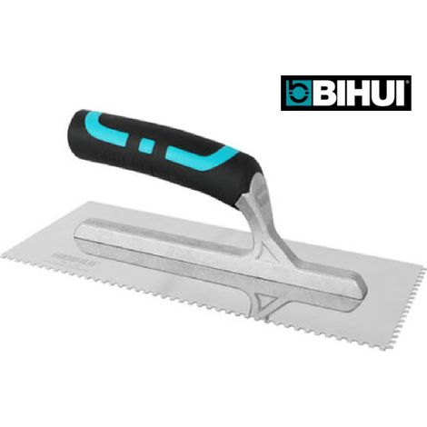 Cazzuola Bihui 28x12cm dente 3.2x3.2mm PTSB03 (1/5)