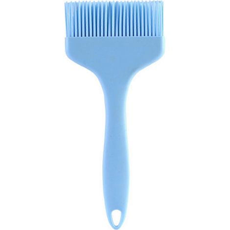 Pinceau de cuisson large en silicone, lavable au lave-vaisselle, résistant à la chaleur, pour la cuisson et les grillades (bleu) (1/5)
