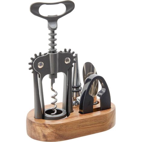 Sommelier-Set „Jules“, 7 x 13 cm, silberfarben - Atmosphera créateur d'intérieur (1/5)
