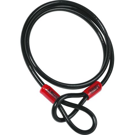 Kabel-Diebstahlsicherung mit zwei Schlaufen Cobra 10 mm x 200 cm