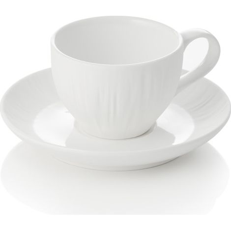 Tasse expresso & soucoupe 80 ml blanche MAYA SHIRO - Was Germany