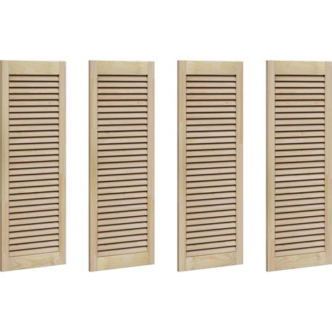 Maison Exclusive - Porta per Armadio con porta 4 pcs Naturale 110 x 2,1 x 39,5 cm