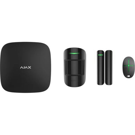 AJAX Funkalarm-Set StarterKit 4G Wireless Schwarz (Hub 2.4G + MotionPtotect + DoorProtect + SpaceControl) – 51173.134.BL1 (1/4)