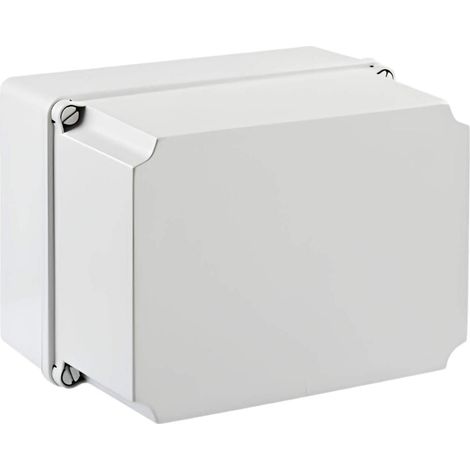 Gsl231 Ide Boite Dérivation Ip65/ip67 Avec Bords Lisses, Couvercle Réhaussé Opaque Dim.241x180x175