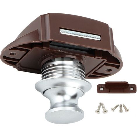 Serrure à bouton-poussoir sans clé pour voiture, bateau, camping-car, armoire, tiroir - Sécurité renforcée (1/5)