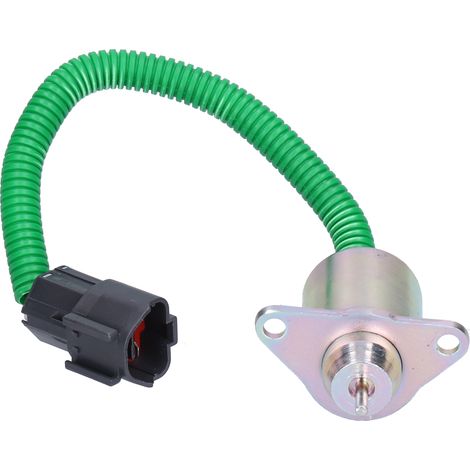 Soupape d'arrêt carburant DC24V TOSD-03-016, accessoire stop moteur pour excavatrice, pièce de coupure d'alimentation. (1/5)