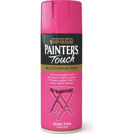 Rust-Oleum Painter’s Touch Spray Paint 400ml Gloss - Berry Pink