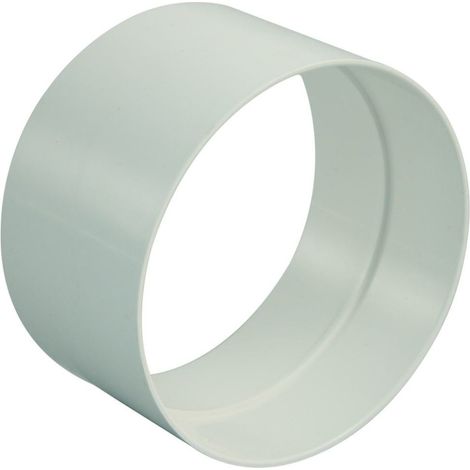 Marley Rohrverbinder Rundrohr Ø 125 mm, weiß Lüftungsrohre