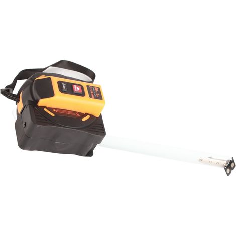 Mètre laser de haute précision, boîtier ABS, acier au manganèse, outil de mesure laser numérique pour la construction, 60 m (1/5)