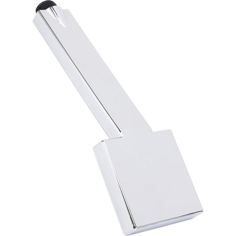 Quadratischer Handbrausekopf, hochwertige Einzelbrause mit Sprühfunktion, silberfarben (1/5)