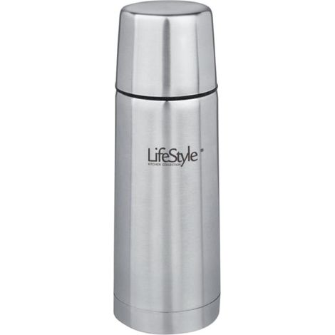 LIFESTYLE termo liquidos inoxidable 250 ml 4215 , Termo líquidos inoxidable 250ml 4215. -Marca: Lifestyle. -Cuerpo de doble pared en acero inoxidable, con vacío interior para un me