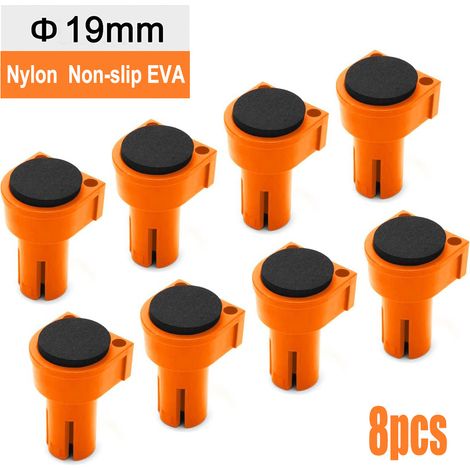 Clips de table en nylon pour le travail du bois, Φ19mm (8 pièces par paquet) Assemblages à tenon en nylon pour table de travail du bois Φ19 mm Φ20 mm, outils auxiliaires de bricolage pour le travail d (1/5)