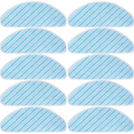 Chuancheng 10 panni lavabili, adatti per Ecovacs Deebot T9 T9 AIVI T9 Pro T9 Max T8 T8+ T8 Max T8 AIVI N8 N8+ N8 Pro N8 Pro+ Pezzi di ricambio (1/5)