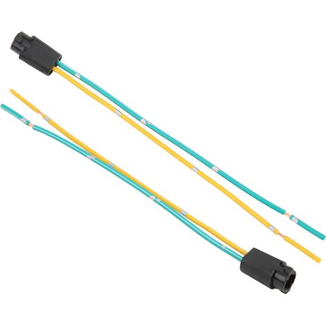 Lot de 2 douilles pour ampoules LED T5 12 V résistantes à la chaleur avec fil, pour équipements industriels, automobiles et vélos. (1/5)