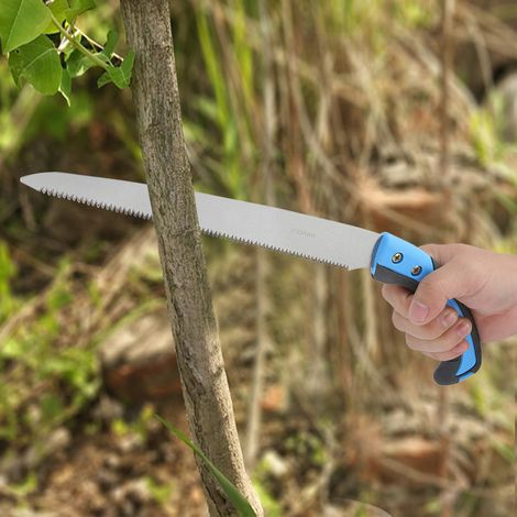 Scie à élaguer manuelle multifonction pour arbres fruitiers, outil de jardin 250mm, portable bricolage bois (1/5)