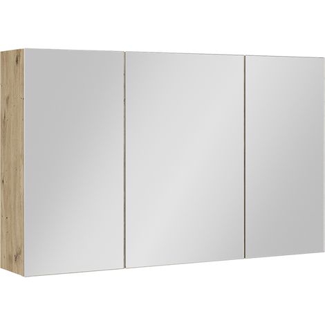 Badspiegelschrank Lavia, Artisan-Eiche, 100 x 60.2 cm, Vicco (1/5)