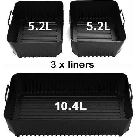 10.4L air fryer accessory set (one 10.4L and two 5.2L).High quality enhances quality of life. (1/5)