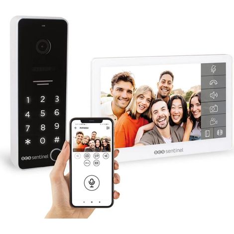 Connected video intercom with code keyboard - SCS SENTINEL - CodeVisio Wi-Fi - 6 Melodien