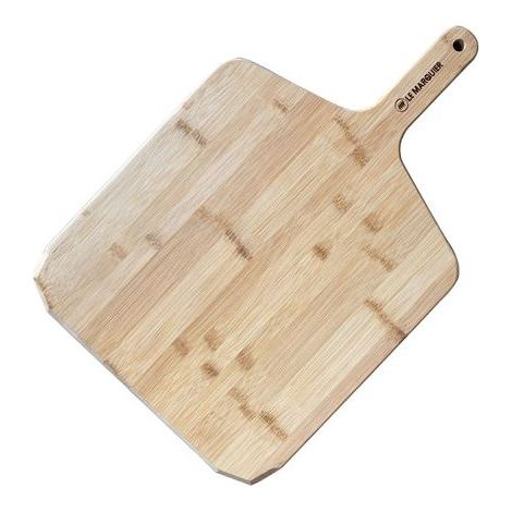 LE MARQUIER Planche à découper pour pizza en bambou - L.48 x P.30,5 x H.1,5 cm