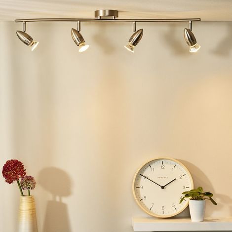 Lucide CARO-LED - Deckenstrahler - LED - GU10 - 4x5W 2700K - Chrom Matt (1/4)