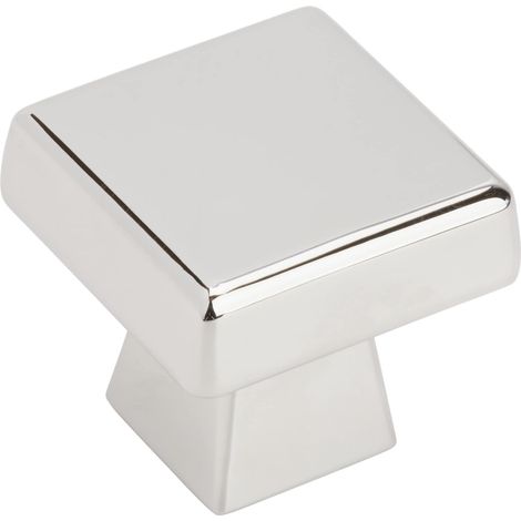 Bouton de placard Chrome poli 38 mm de longueur 1 lot Bouton de tiroir Quincaillerie d'armoire (1/5)