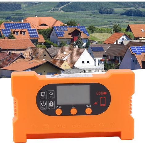 50-A-Solar-Laderegler Typ-C mit Kurzschlussschutz und automatischer Batterieerkennung, USB-Schnellladefunktion DC5521 (1/5)