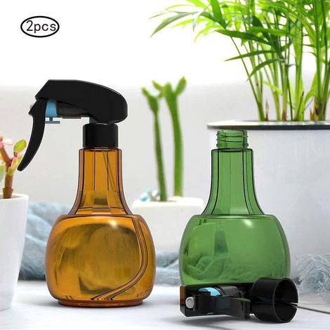 Cymax - Lot de 2 flacons pulvérisateurs vides en plastique de 500 ml pour la pulvérisation de fleurs avec buse réglable. (1/5)