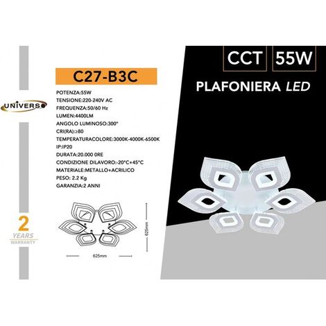 Universo Pannello LED da Soffitto