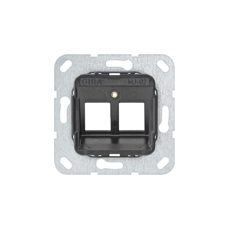 Gira 560200 modular jack 2 2fach tragring