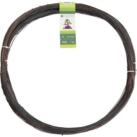 Filo di rame ricotto Geotools 0,6 mm per bonsai, 1 Kg