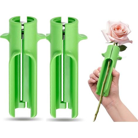 Ensemble de 3 outils pour enlever les épines de rosiers : arrache-épines, éplucheur de feuilles, nettoyeur de fleurs et coupe-épines. (1/5)