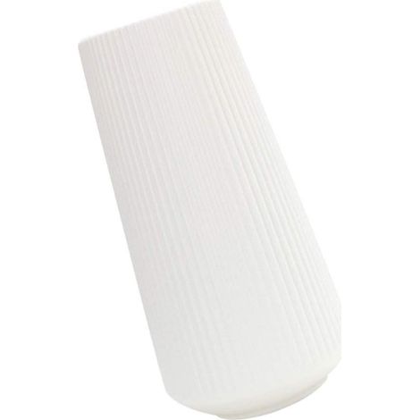 Vase Blanc Simple en Plastique pour Fleurs Séchées, Décoration Moderne, Style Frais et Épuré, pour Bureau ou Balcon, Pot de Fleurs Élégant et Fonctionnel (1/5)