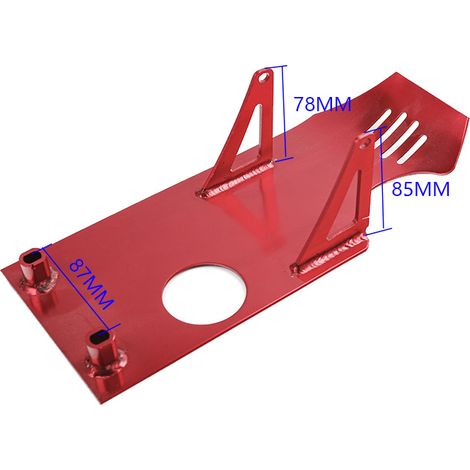 Modification parts for Kawasaki Apollo motocross motorcycles, engine skid plate, skid plate made of aluminum alloy (1/4)