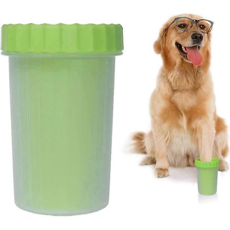 Nettoyeur de pattes pour chien, lave-pattes portable, brosse de nettoyage en silicone souple pour animaux, masseur et laveur de pattes pour le bain, le toilettage, les activités de plein air et le dég (1/5)