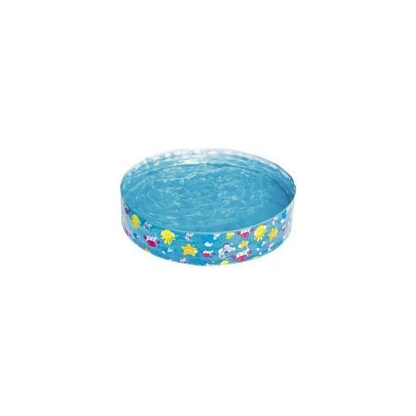 Piscine Gonflable Ronde pour Enfants - 122 cm de Diamètre x 25 cm de Hauteur - Idéale pour le Jardin ou la Terrasse (1/4)