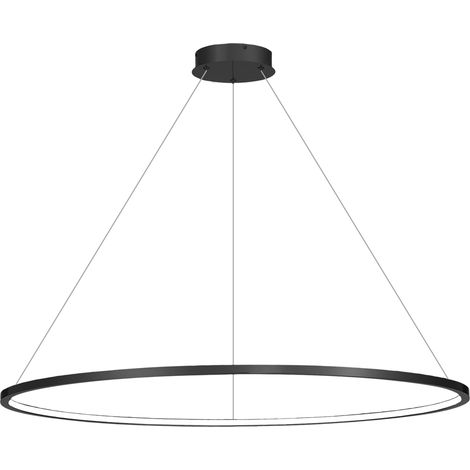 Lampadario LED Milagro Saturno nero Ø120 65W 4000K (1/5)