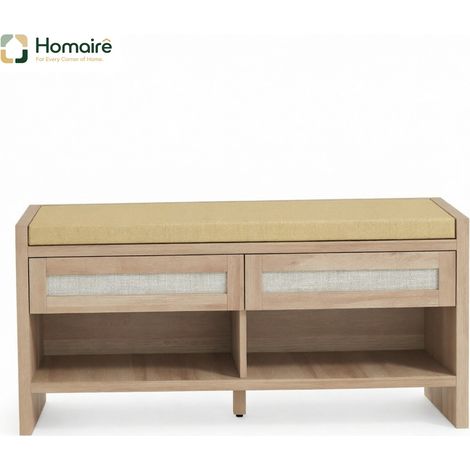 Aufbewahrungseinheit mit Schubladen, braun, im Holzdekor 108 x 35 x 50 cm HOMAIRE (1/5)