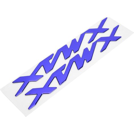 Autocollants 3D pour motos XMAX 125 250 400 (bleus) (1/5)