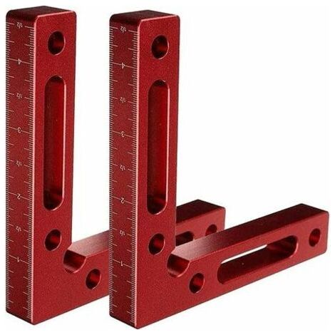 FENOPLASTICABloc de règle triangle de positionnement à angle droit à 90 degrés clip à angle droit A rouge (1/5)