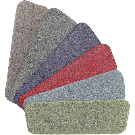 Packung mit 6 Ersatz-Wischmopptüchern, Mikrofaser-Wischmopptüchern für Sprühmopps, 42 x 14 cm