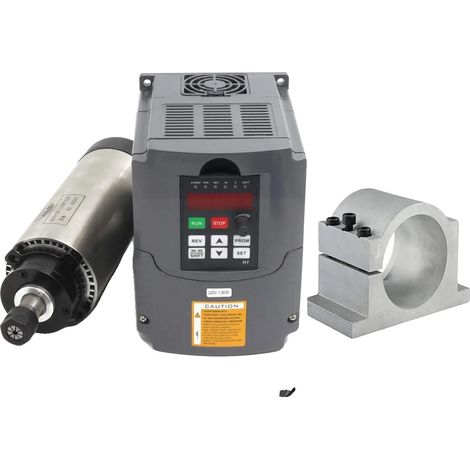 Motore del mandrino raffreddato ad aria, potenza 1,5 kW, velocità da 10 a 24000 giri/min. (1/2)