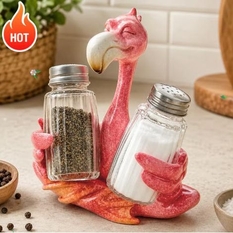 New Coastal Animal Salt and Pepper Shaker Combination Rack - Model E -