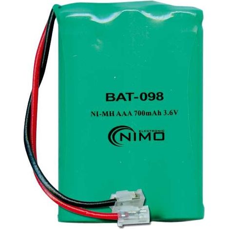NI-MH-Batterie 3,6Vdc 700mA AAAx3 T207