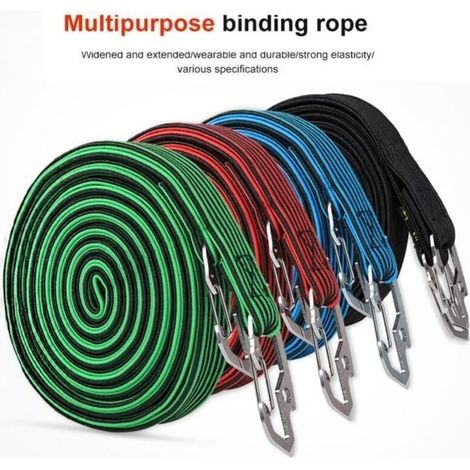 Remorque - Portage,2-4M boucle ceinture d'arrimage sangles cargo pour voiture moto vélo sangle électrique liaison - Type Blue 4M