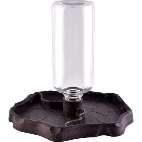 Distributeur d'eau pour Reptile Abreuvoir Tortue Mangeoire Gamelle Tortue Terrestre Distributeur 2 en 1 de Nourriture Anti Brun (1/4)