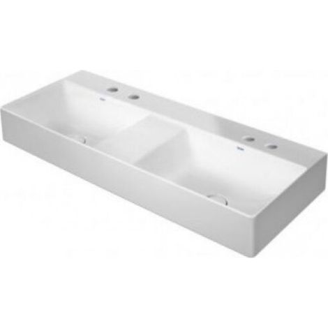 Duravit DuraSquare lavabo double, meuble lavabo double 120x47cm,