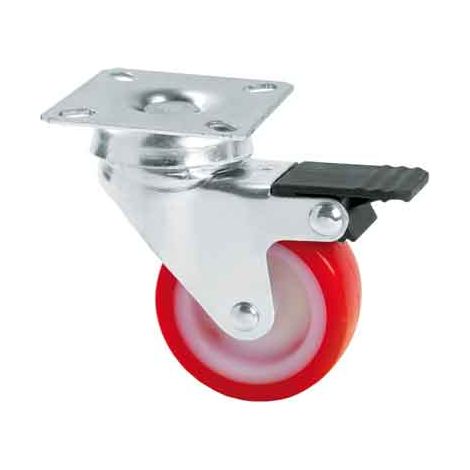 RUEDA DE MUEBLE ART. 235BIS AVO CON FRENO 50 mm - carga 20
