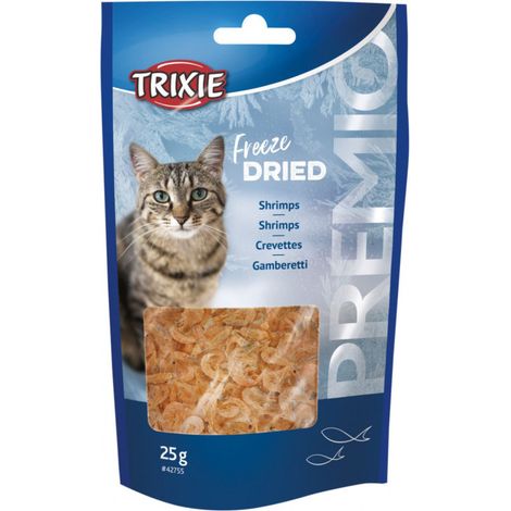 Friandise 100 % crevettes lyophilisées 25 g , pour chats. - Trixie
