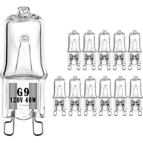 12 ampoules halogènes G9, ampoules à incandescence G9 (1/5)