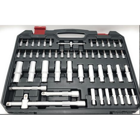 Coffret clés + douilles 1/4 -3/8 -1/2 - KRAFTWERK